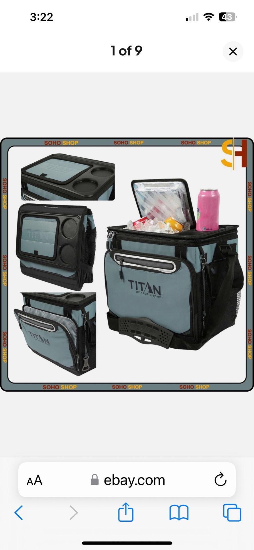 New Titan Collapsable Cooler 40 Can