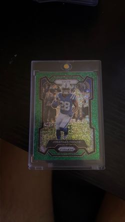 Jonathan Taylor Panini Prizm Green Sparkle Card