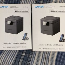 Anker 3-in-1 Cube with Magsafe - Black Brand New 