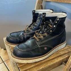Thorogood Black Leather Work Boots 