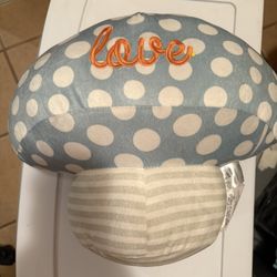 Large Decorative Love Mushroom Pillow 🍄