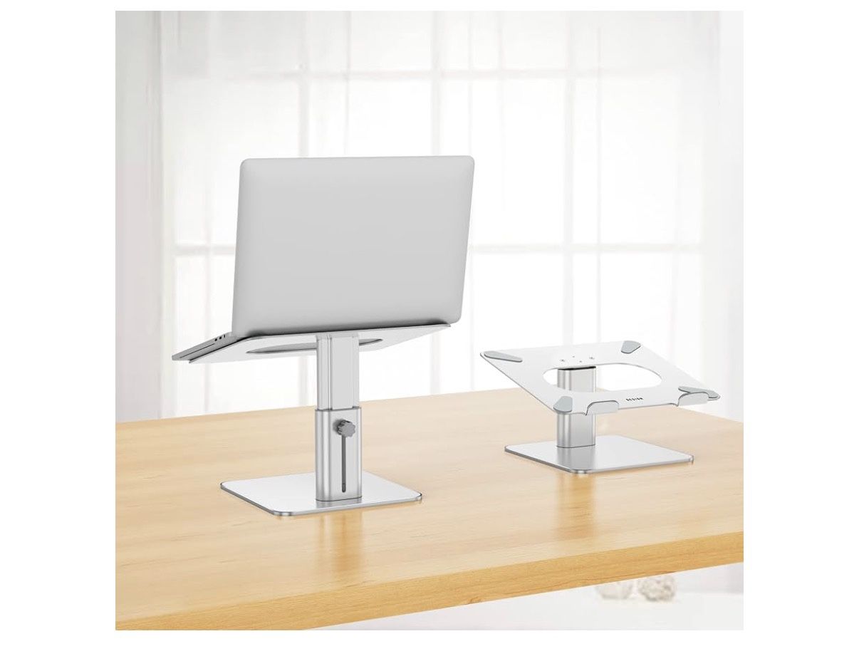 BESIGN LSX6N Laptop Stand, Ergonomic Adjustable Notebook Riser Holder, Computer Stand Compatible with Air, Pro, Dell, HP, Lenovo More 10-15.6" Laptops