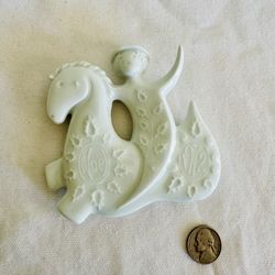 vintage Haviland Limoges porcelain Christmas ornament from 1972.