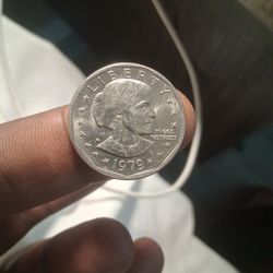 Two Susan B Anthoney Mint Marked Coins