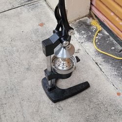 Manual Citrus Juicer Easy Juicing, Easy Clean Stainless Steel and Cast Iron