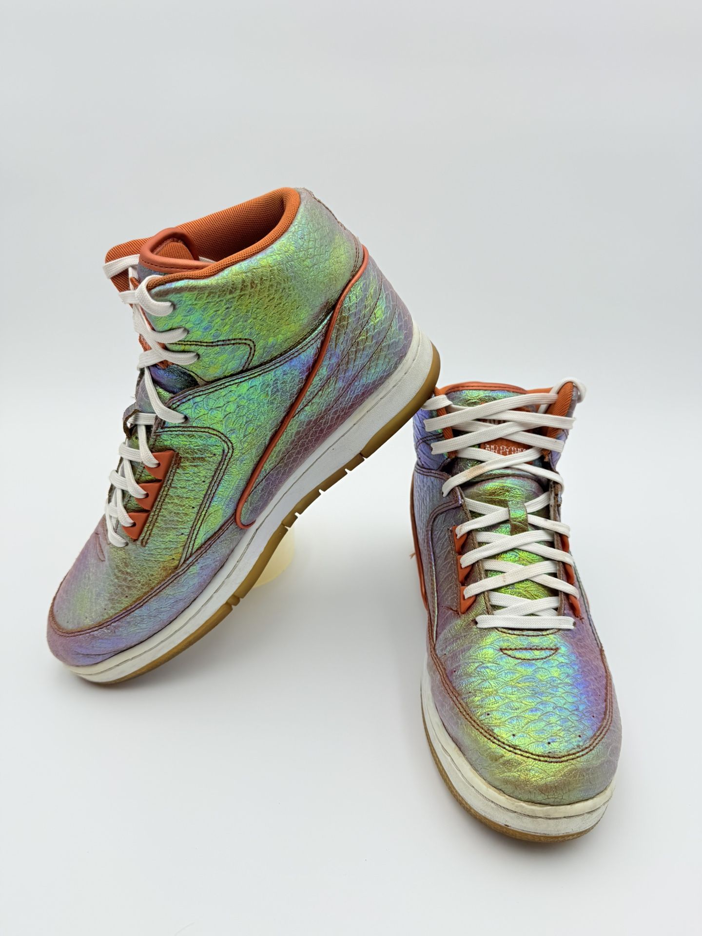 NIKE 2014 AIR PYTHON SNAKESKIN IRIDESCENT 10 VINTAGE TRAINER 1 III MAX FORCE