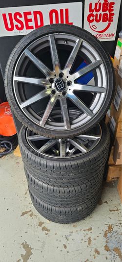 Wheels and tires for sale 20x8.5 5x112