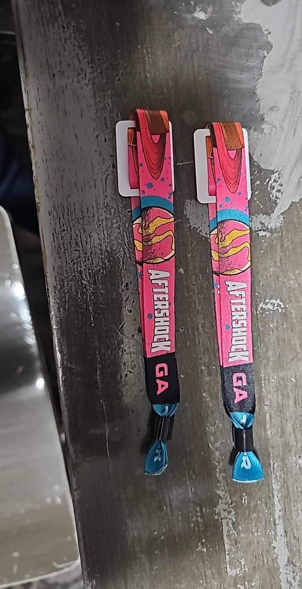 Thursday Wristbands Aftershock 2023