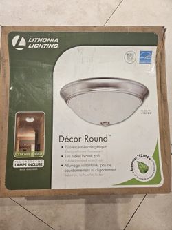 New In Box - Lithonia 15" Round Ceiling Light Fixture