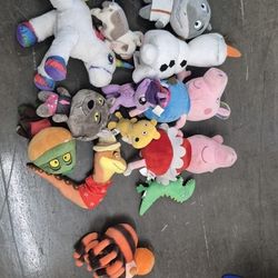 Stuffed Cartoon Characters 
