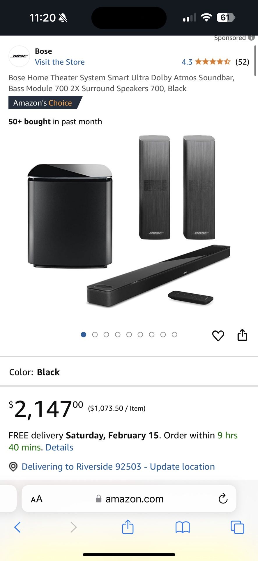 Bose Ultra Theater Set