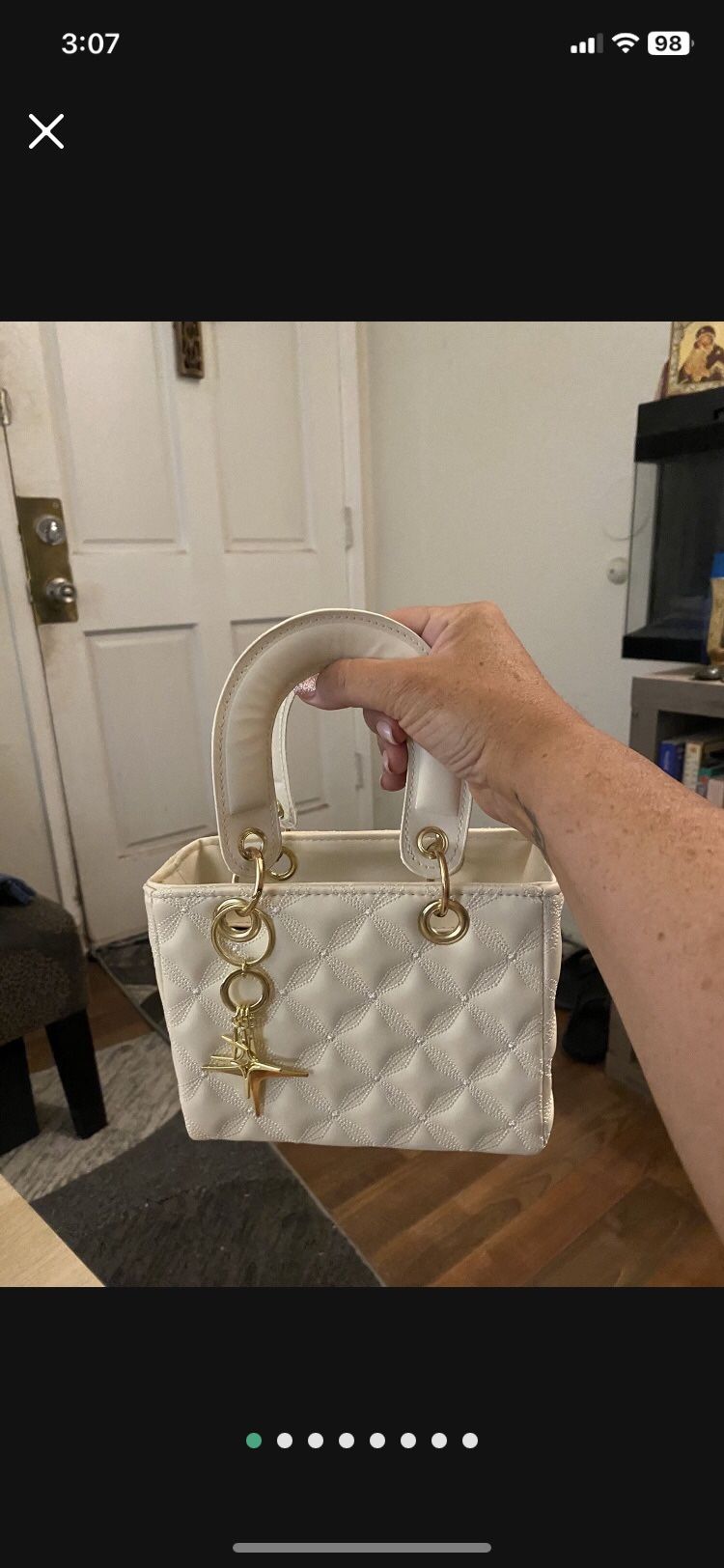 Mini Clutch Crème Gold