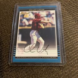 2002 Bowman Chase Utley Baseball Card 
