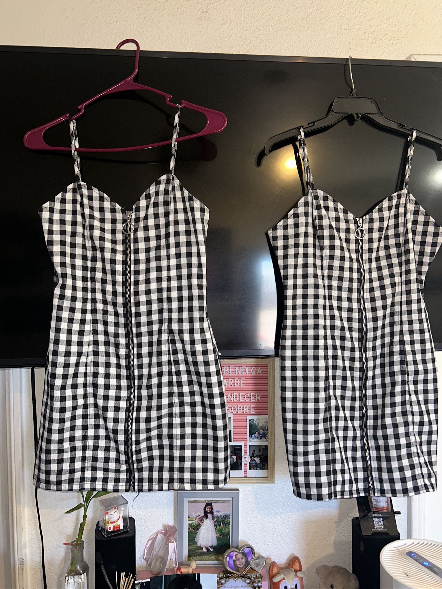 White And Black Dresses