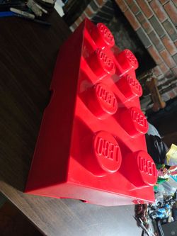 Large Red LEGO Storage Brick