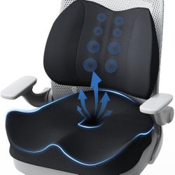 Seat Cushion Lumbar Support Pillow Set