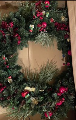 NEW 3ft Homemade Christmas Wreath