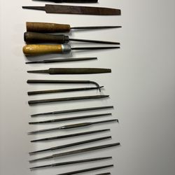 21 Vintage Needle Files & Similar Precision Metal Working Tools