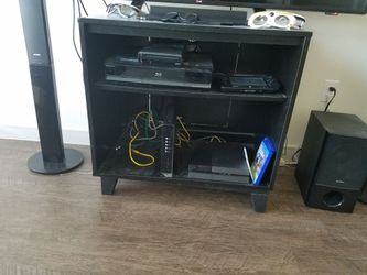 Night stand and entertainment center