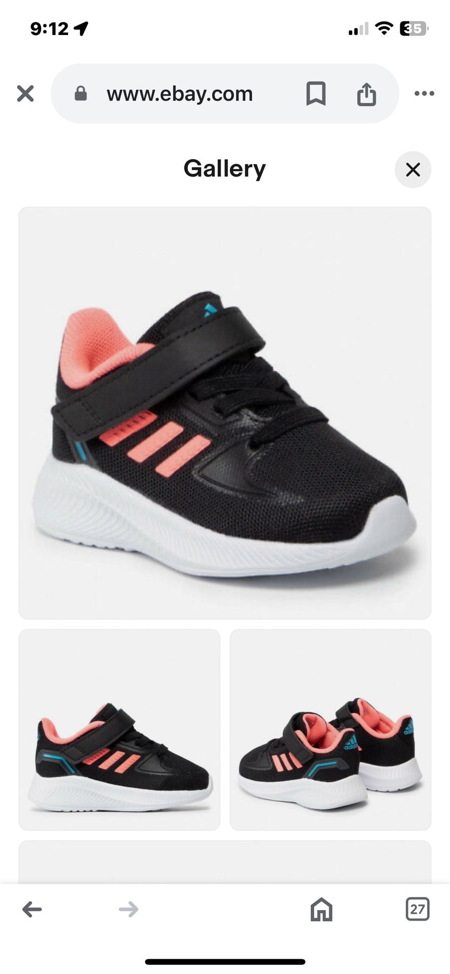 Adidas Baby. Size 3k