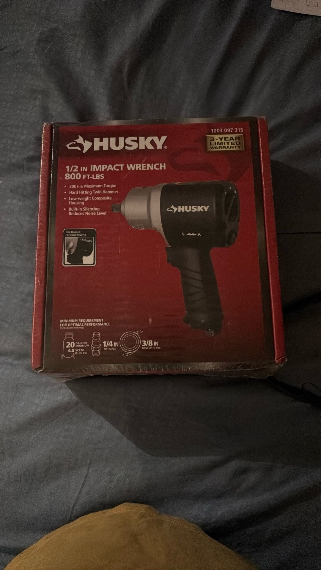 Husky 1/2 In Impact Wrench