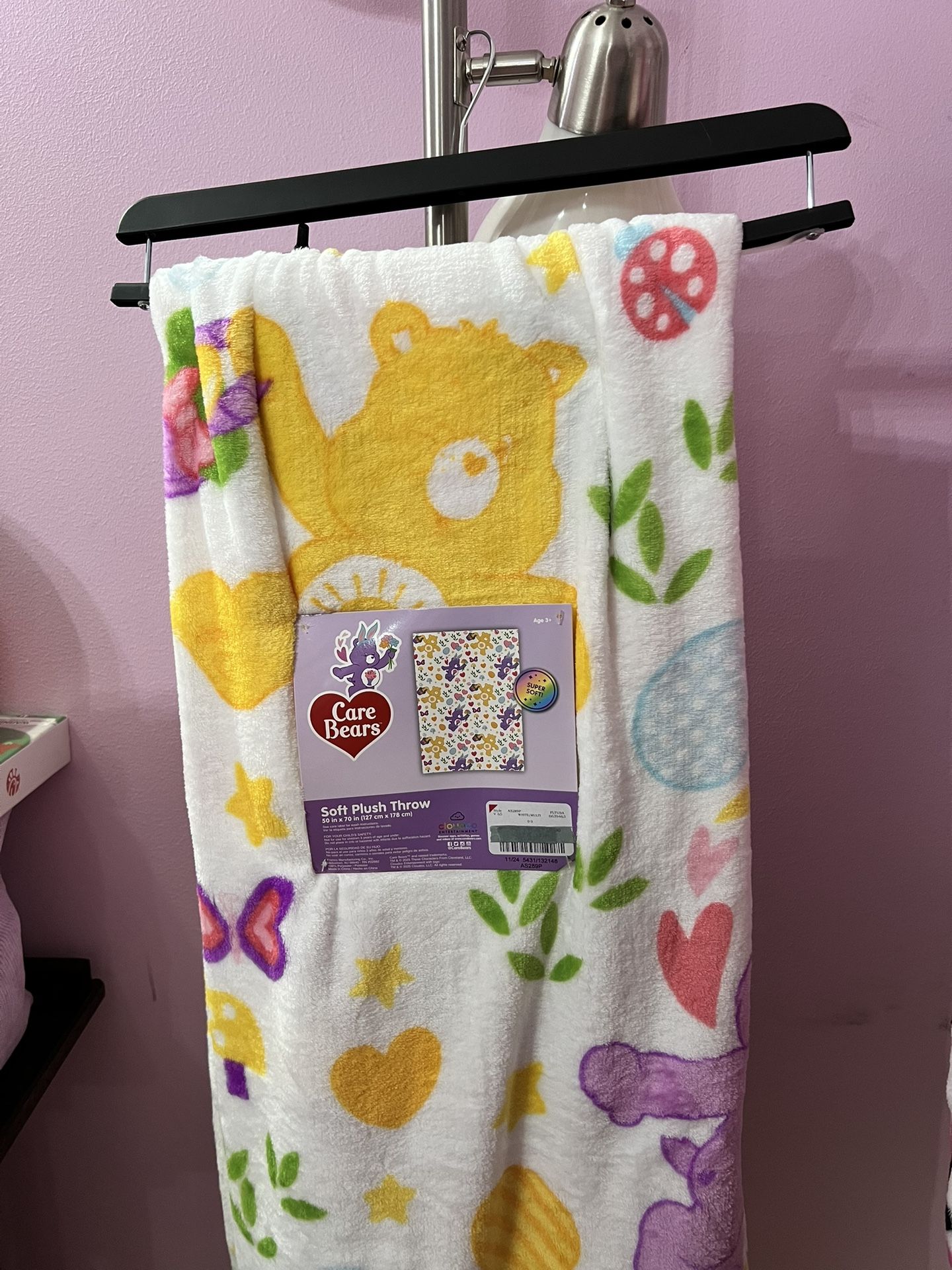 Carebear Easter Throw