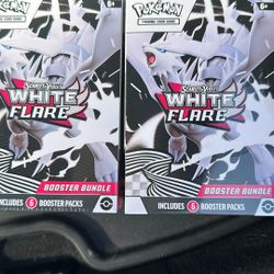 2 White Flare Booster Bundles 
