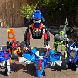 VTech Switch & Go Transforming Robot Dinosaur Vehicle Toy Lot