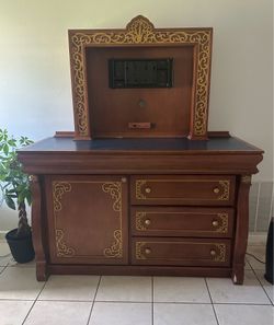 Vintage Disney Port New Orleans dresser.