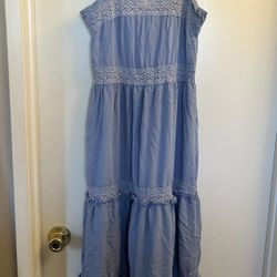 Sky Blue Maxi Dress – Size S