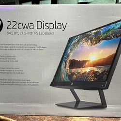 HP Hewlett Packard 22cwa Display monitor 21.5”