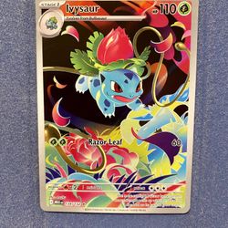 Ivysaur Pokemon Mega Evolution 134/132 Illustration Rare 