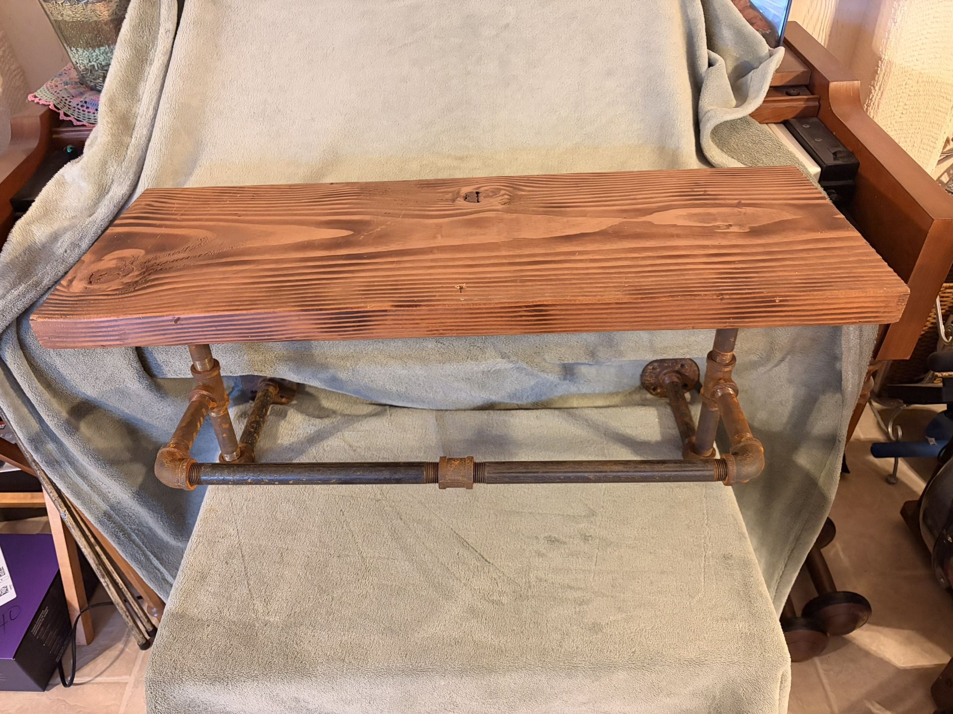 Towel Rack And Shelf