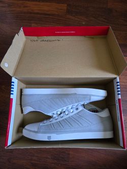 K-SWISS COURT PC CVS LOWS WHT/GLLGRY/SLPHRYLLW US Men's 11.5
