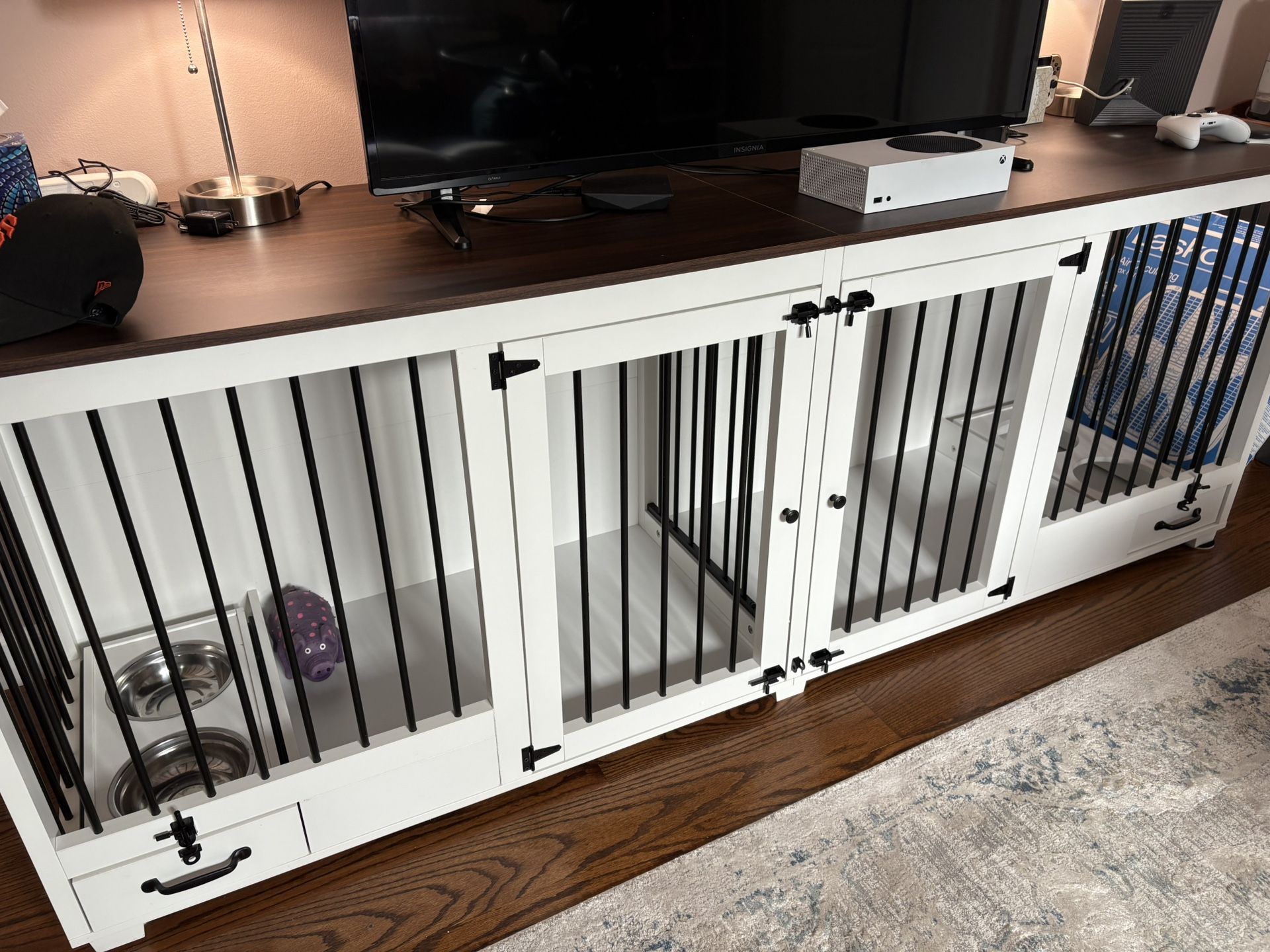 Dog Crates TV Console