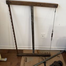 2 Man Antique Tension Saw