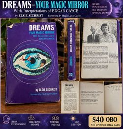 Dreams—Your Magic Mirror – Elsie Sechrist / Edgar Cayce – Vintage 1968 Hardcover