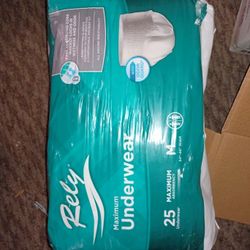Relys 10 Package Medium Maximum Unisex Extra Protection Underwear