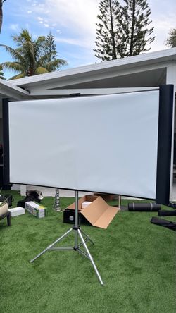 Epson Accolade DUET ELPSC80 Portable Projector Screen – 65”/80”