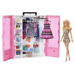 Barbie Fashionistas Ultimate Closet and Accessories Hangers Dresses Shoes & More