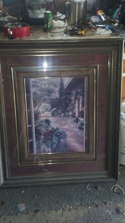 Nice framed picture. 350 new. 36x42
