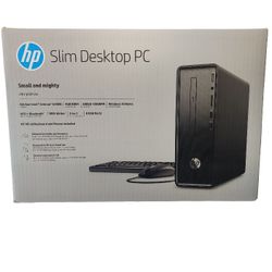 Brand New HP Slim Desktop PC 290-p0043w – Celeron, 4GB RAM, 500GB HDD + Keyboard/Mouse – $60 OBO