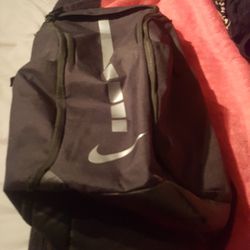 Nike elite and Northface backpack