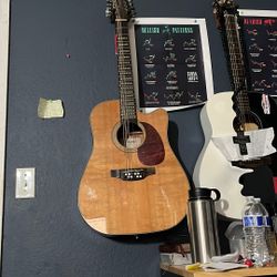 Guitar 12 string Takamini For Corridos. Amp And Guitar Work, Requinto