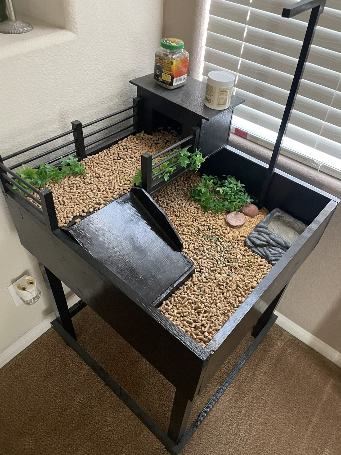 Custom Built Turtle Habitat