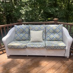 Outdoor Wicker Couch