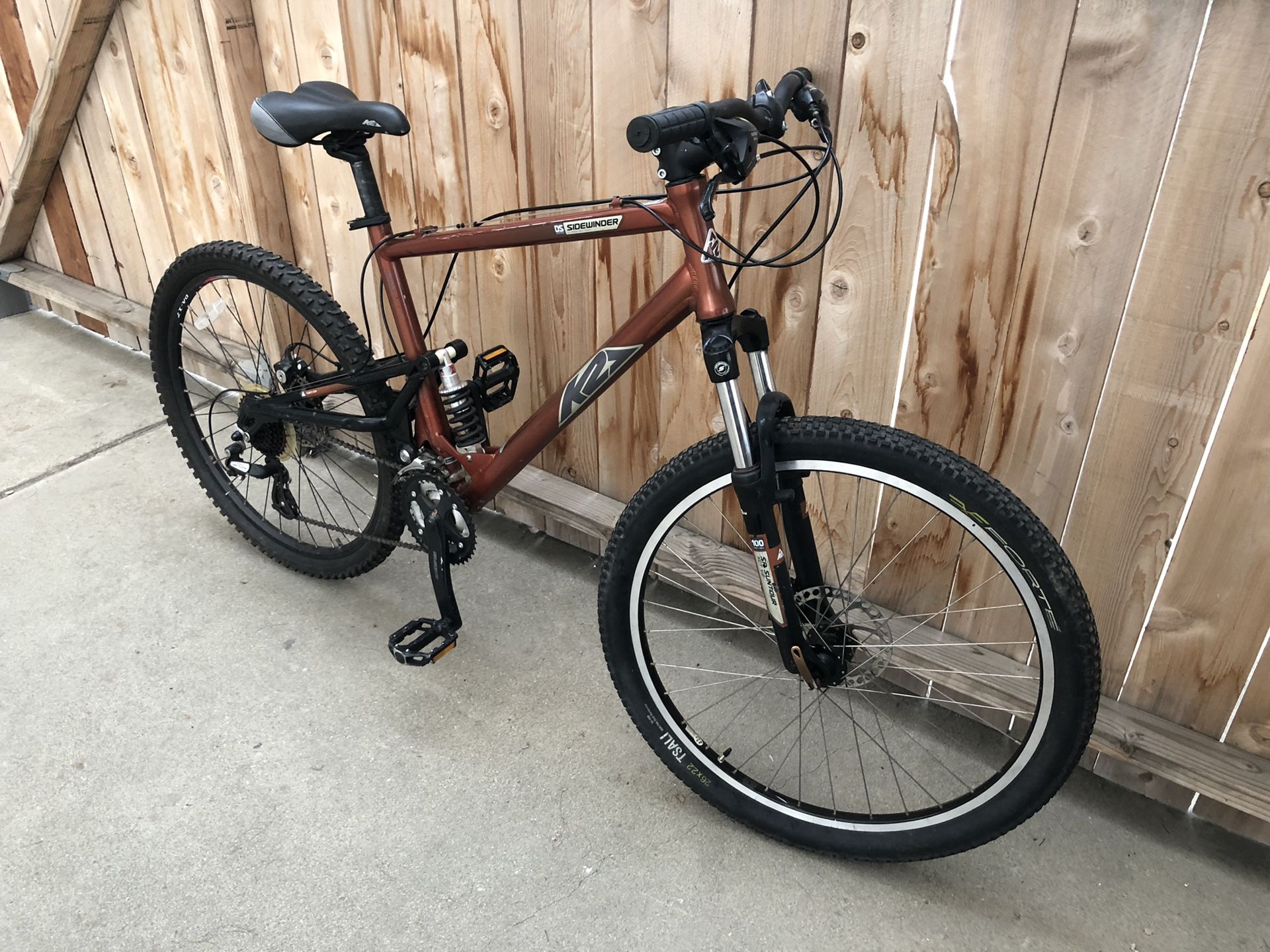 K2 sidewinder mountain bike hotsell