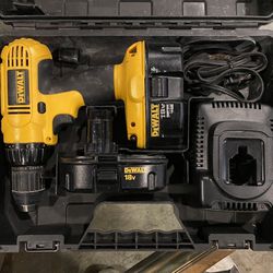DEWALT Drill, Battery and Charger in Carry Case
