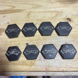PlateMate Magnetic Fractional Weights For Iron Hex Dumbbells 