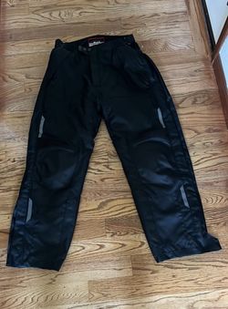 BILT black textile motorcycle riding pants Size L